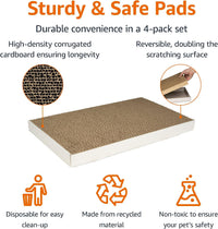 Amazon Basics Corrugated Cardboard Cat Scratcher - image 2