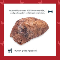 King Lou Pets - Whole Chicken Hearts for Dogs and Cats - Freeze Dried Cat Treats and Dog Treats - USA-Made Chicken Hearts - Taurine, Zinc, & Iron to Support Heart Health - Contains 50-60 Whole Hearts