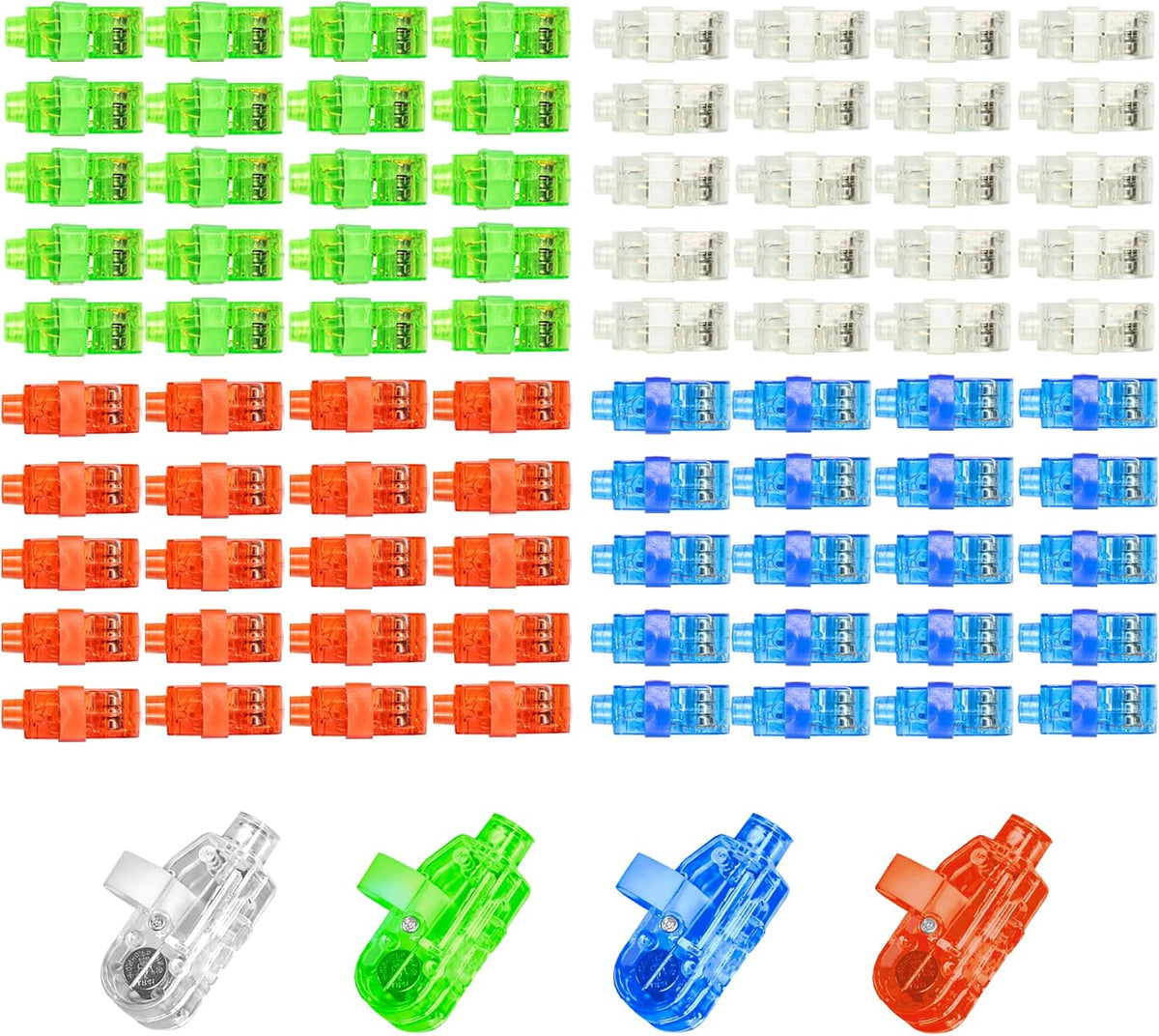 Novelty Place LED Party Finger Lights - pack of 80 / Multicolor