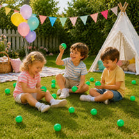 Ball Pit Balls for Kids, Plastic Refill 2.2 Inch Balls - Green - image 3