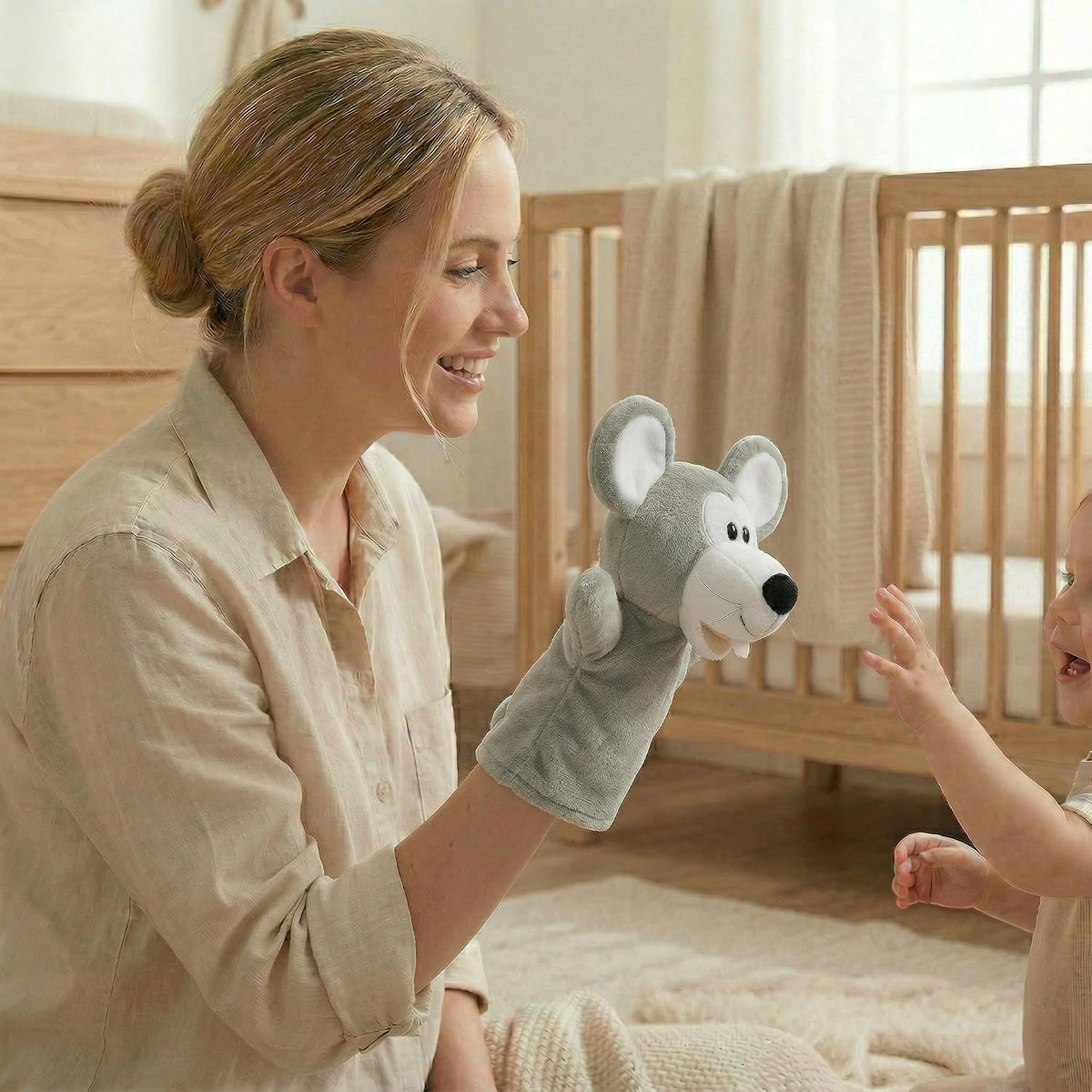 Animal Hand Puppets for Kids - New Mouse - image 3