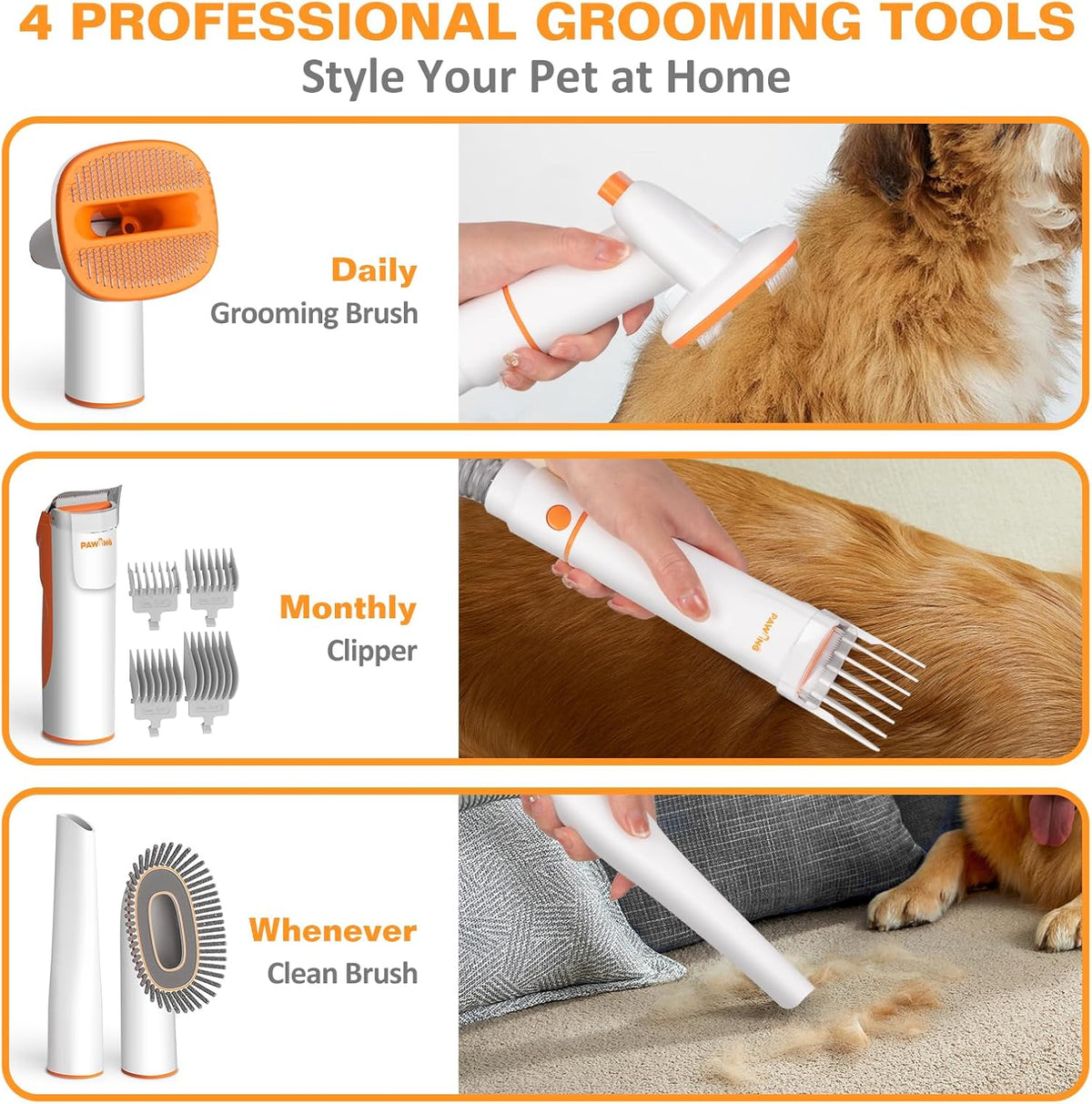 PAWING Dog Grooming Vacuum - image 3