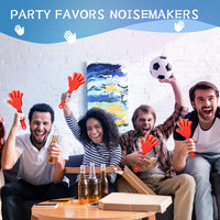 24 royal blue plastic hand clapper noisemakers, 7.5 inches long - view 16