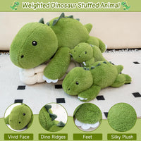 SQEQE Weighted Stuffed Animals Capybara Plush - Dinosaur / Small(9.8 Inch) - image 2
