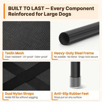 Petsfit 48 Inch Elevated Dog Bed for Large Dogs - M-42" - image 4