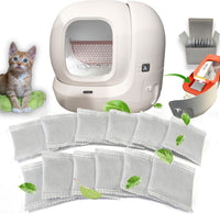 12 PCS Odor Eliminator for PuraMax Self-Cleaning Cat Litter Box – Daily Care for Cats