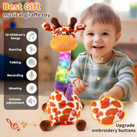 Emoin Adjustable Volume Control Dancing Cactus Toy Talking Cactus Toy - Dancing giraffe toy-adjustable volume - image 2