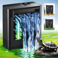 290GPH Turtle Tank Filter Aquarium Filter for 20-85 Gallon - Turtle Filter for 40-155Gallon / Black