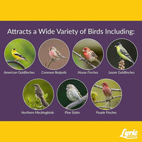 Lyric Fine Tunes No Waste Bird Seed 5 lb. Bag and Lyric Finch Small Songbird Wild Bird Food 5 lb. Bag for Outdoor Bird Feeders