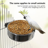 Large Bird Feeding Dish Cups with Clamp Holder - Small / 2 Pack - image 3