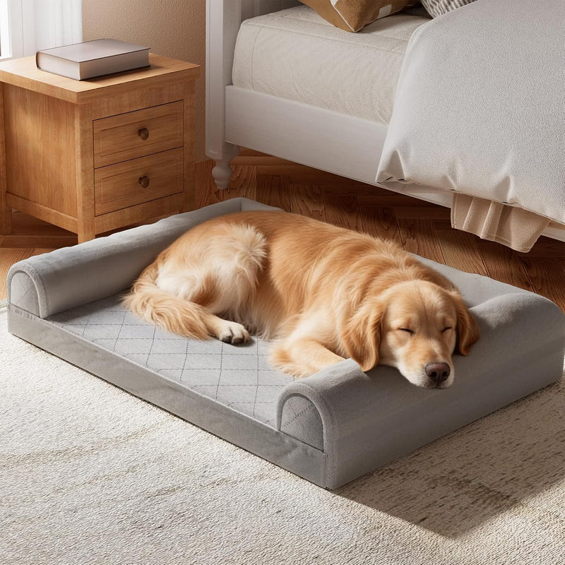 Simple Trending Orthopedic Large Dog Bed, Waterproof Pet Bed