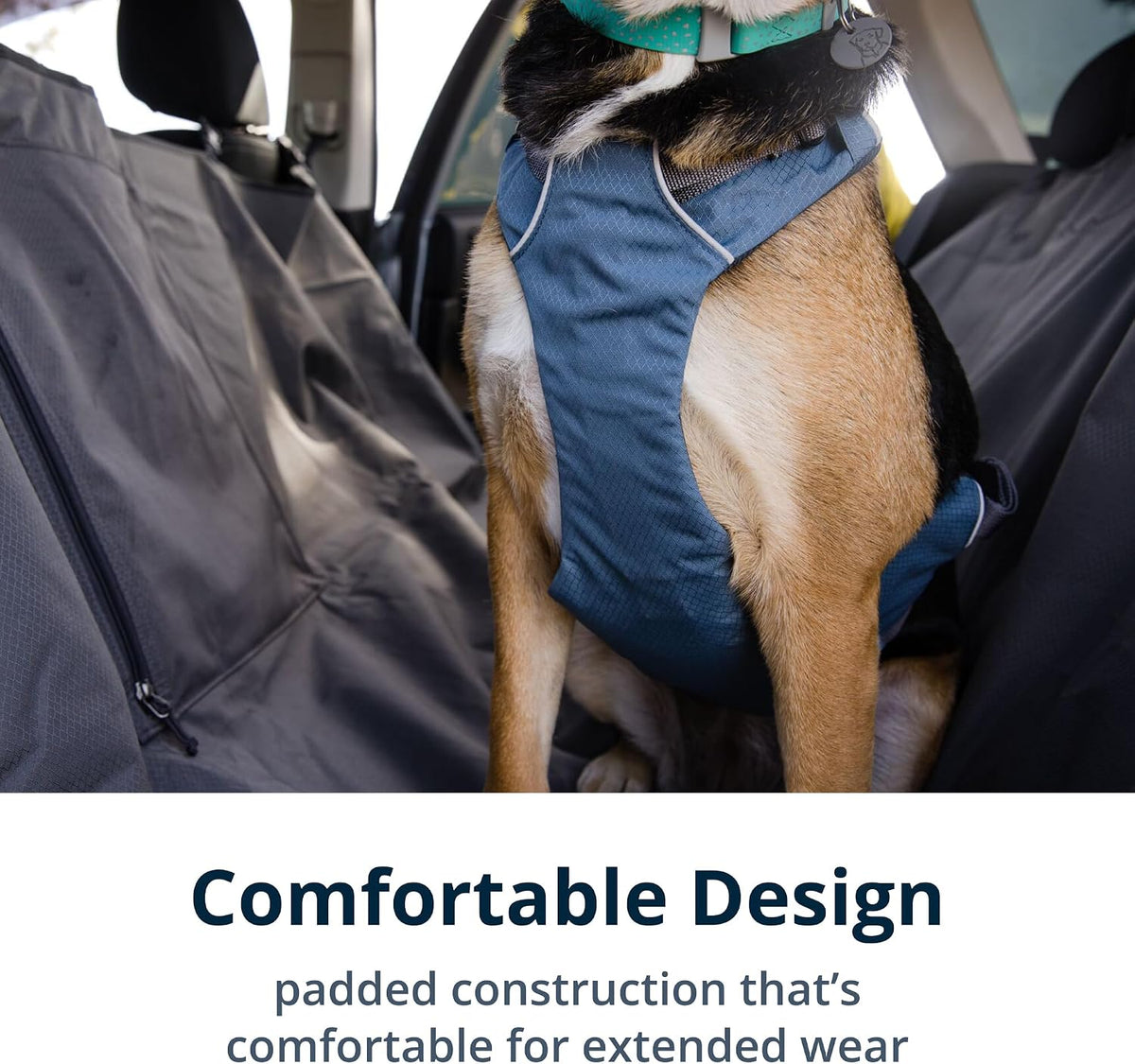 Ruffwear, Load Up Dog Car Harness - Slate Blue / XX-Small - image 3