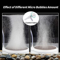 Fish Tank Bubbler, 3.2 Inch Aquarium Air Stone Kit, Nano Quiet Oxygen Diffuser for 20-70 Gallon - 6 Inch, for 100-150 Gal - image 2
