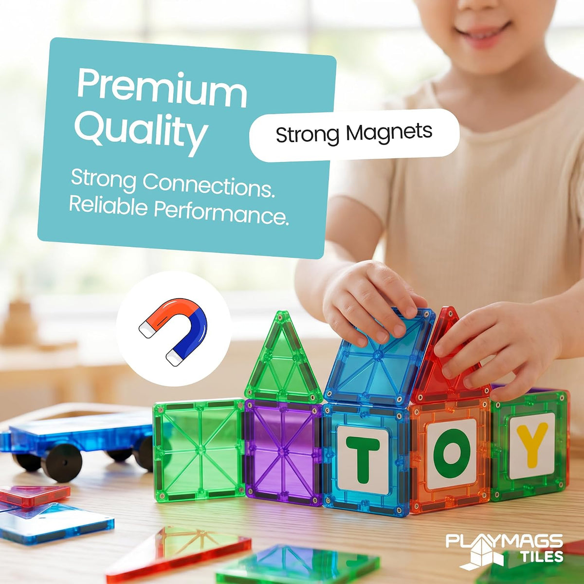 Playmags Large Magnetic Figures Community Set of 15 Pieces - 2. 150-Piece Set - image 4