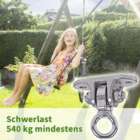 Yyiwhmy stainless steel heavy duty swing hanger with swivel bearing and mounting bolts - view 12