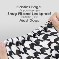 Wegreeco Washable Male Dog Belly Band - Large / Houndstooth - image 4