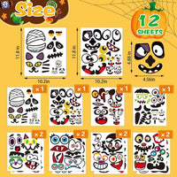 60 Pack Large Pumpkin Stickers - style 2 - image 2
