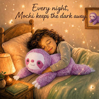 gnomantic Turtle Weighted Stuffed Animals, Plush Pillow for Kids – Fun for Kids & Family - Purple Sloth / Medium / Sloth - image 4