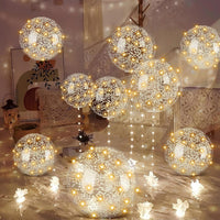 Civaner 10 Pcs Inflatable Glitter Beach Balls 16 Inch - White / Foam - image 2