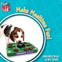 Pets First NFL Minnesota Vikings Puzzle Toy, Puzzle Treat Dog Toy, Interactive Dog Treat Toy, Dog Puzzle