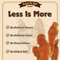 Gootoe Chicken Fillet Jerky Dog Treats 1 lb, All Natural, Grain-Free, High-Protein, Low Fat, Healthy & Easily Digestible