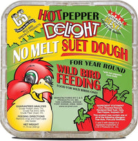 C&S Hot Pepper Delight No Melt Suet Dough 11.75 Ounces, 8 Pack