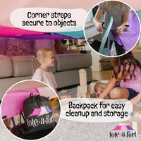TOTEAFORT Original Blanket Fort Building Kit for Kids – Fun for Kids & Family - Princess - image 4