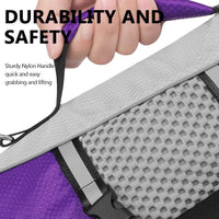 Dog Life Jacket, Small Float Vest for Swimming Boating Kayaking - Medium / Purple - image 3