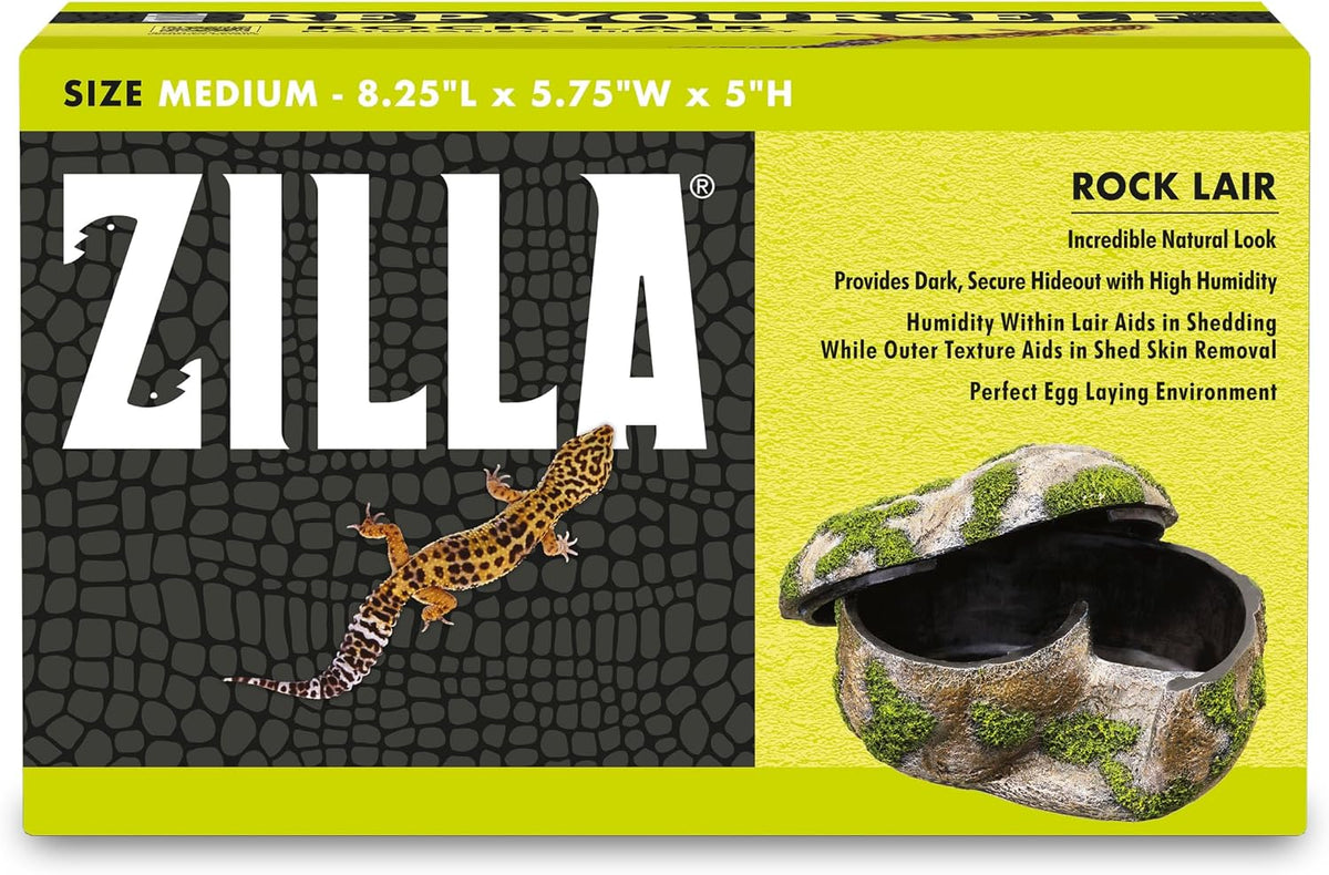 Zilla Rock Lair Naturalistic Hide for Snakes and Lizards - Medium