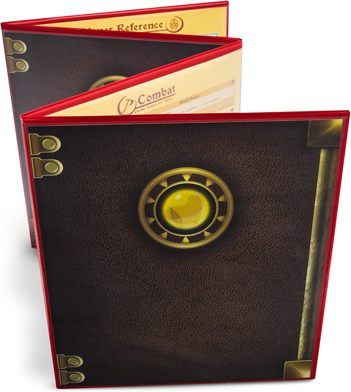 Stratagem The Master's Tome 4-Panel Customizable GM Screen - Red
