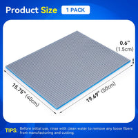 8-Layer Fast-Acting Aquarium Filter Pad - 19.69"x15.75"x0.6" (1 Pack) - image 2