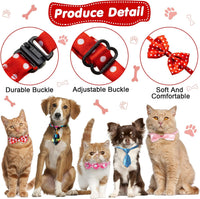 Chumia 100 Pcs Adjustable Dog Ties Set for Medium Large Dog Cat Party – Essentials for Dogs - image 3