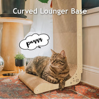 Necoichi Cardboard Cat Scratcher Wall for Indoor Cats - Large 33.5" / Wall(Oak) - image 4