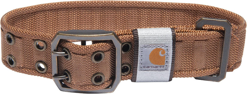 Carhartt Nylon Wide Dog Collar Carhartt Brown Medium – Essentials for Dogs - Carhartt Brown / Large