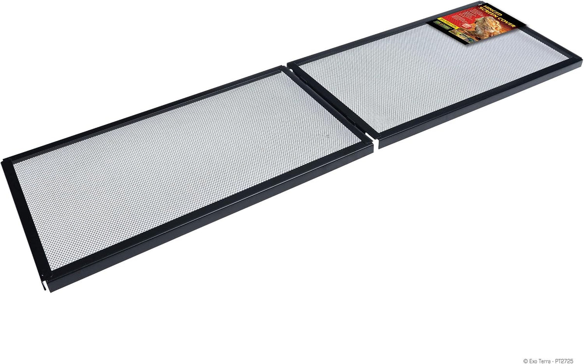 Exo Terra Hinged Terrarium Screen Cover, 60 Breeder/75 Gallon – Essentials for Reptiles And Amphibians - Medium - image 2