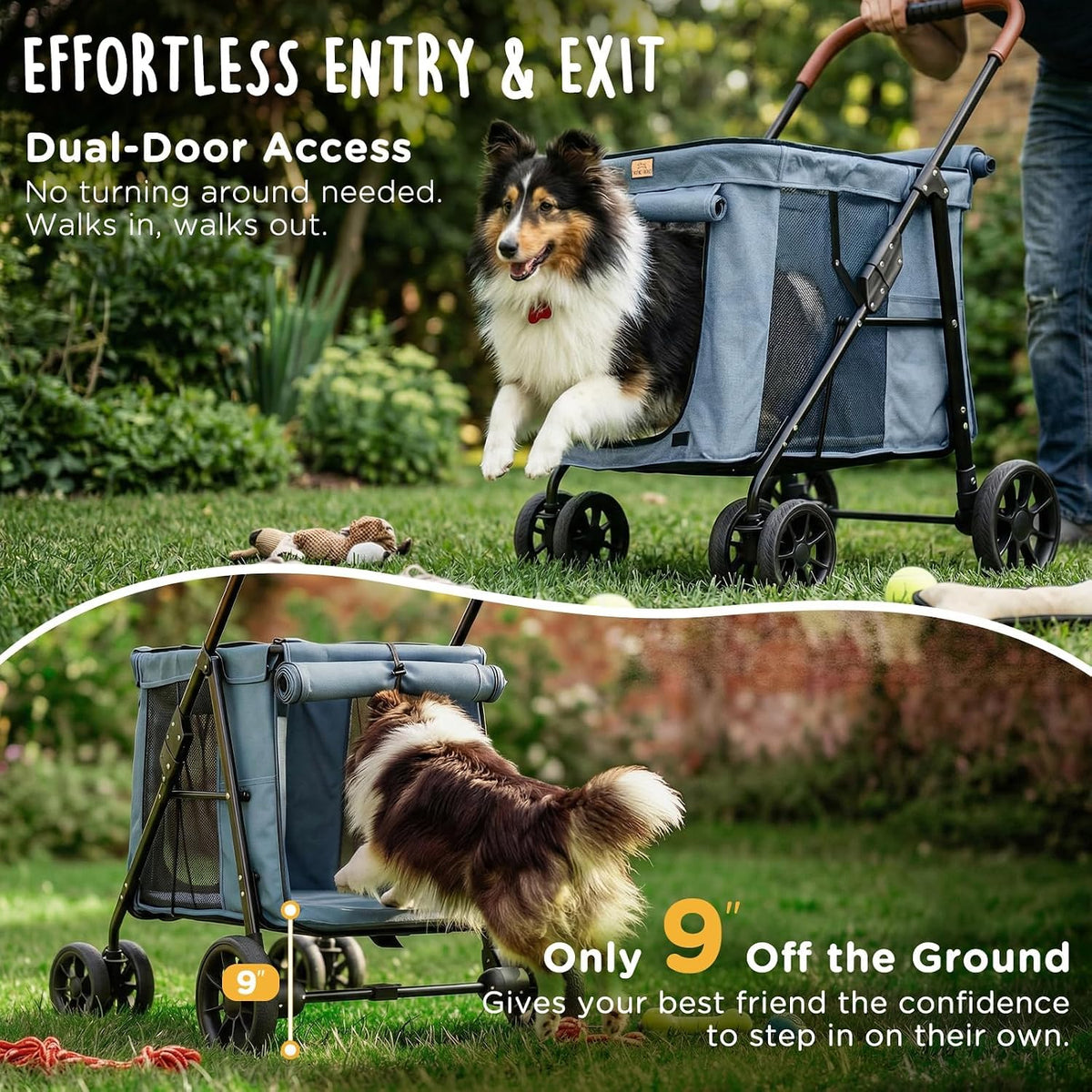 CANINE CANYON Scout Pet Stroller - Grey - image 3