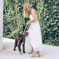 Dog Water Bottle Portable with Food Container & Filter for Travel – Essentials for Dogs - #04 Pink / 10oz - image 3