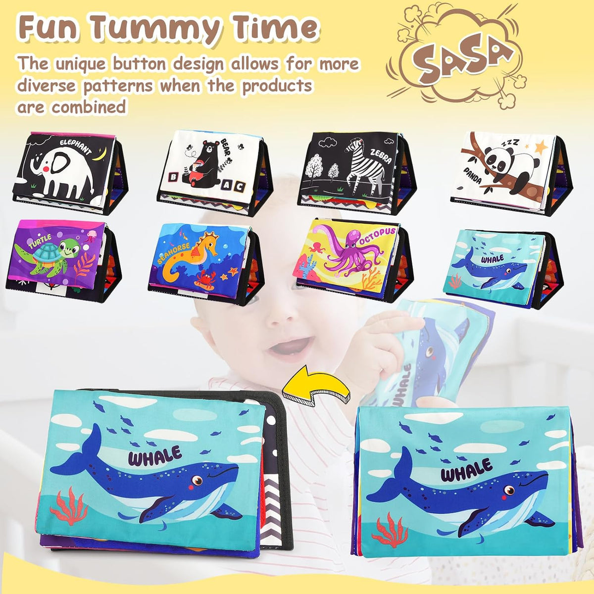 URMYWO Tummy Time Mirror Toys - Medium - image 3