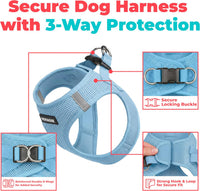 Voyager Step-in Air Dog Vest Harness - Baby Blue / XS (Chest: 13 - 14.5") - image 2