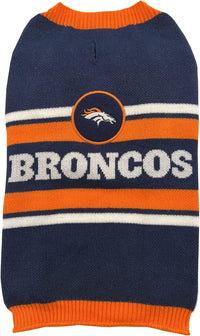 Pets First NFL Chicago Bears Dog Sweater - X-Large / Denver Broncos