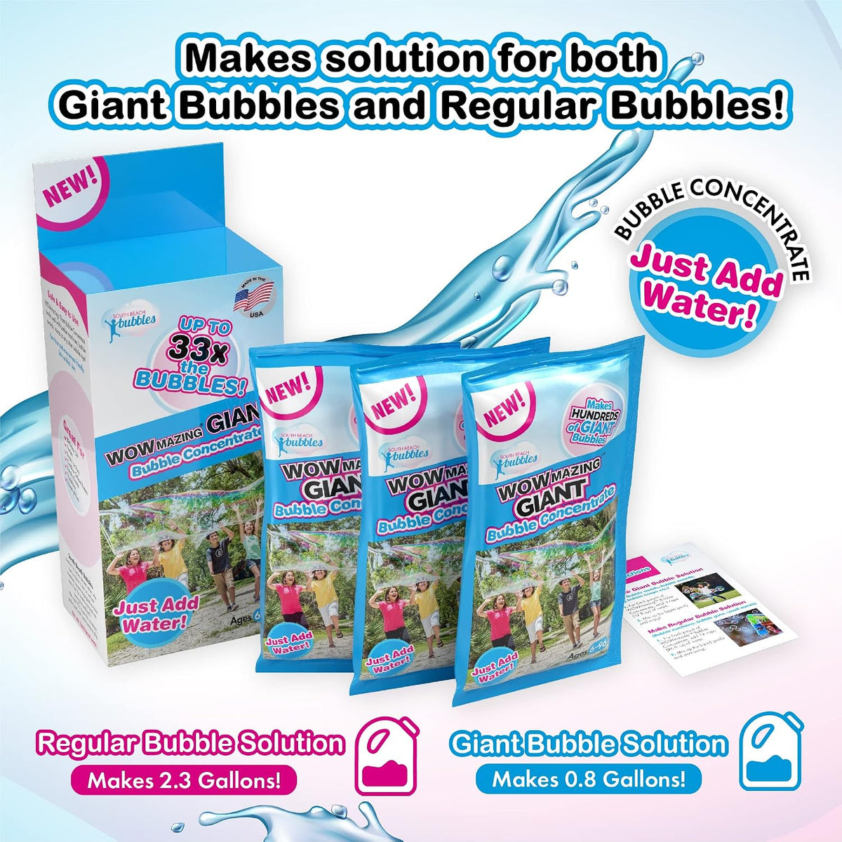 WOWMAZING Big Bubbles Refill - 3 pack - image 2