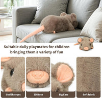 CSVBTRF Weighted Stuffed Animals - Gray Mouse - image 3