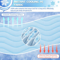Dog Crate Pad, Washable Cozy Dog Bed Mat for Medium Dogs 36"x23" - 40.0"L x 28.0"W x 1.0"Th / Light blue - image 2