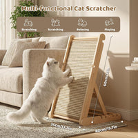 XiaZ Cat Scratcher, 23" Sisal Cats Scratching Board with 5 Adjustable Heights, No Assembly - 15.7"L x 13.7"W x 23"H - image 3