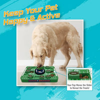 Pets First NFL Denver Broncos Large Puzzle Toy, New Size, Interactive Dog Treat & Slow Feeding Toy