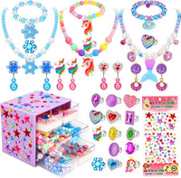 Jewelry Toys-for-Girls, Toddler Girl Toys Age 6-8 - Purple