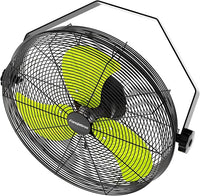 2600 CFM 14 inch Outdoor High Velocity Wall Mounted Fan, 3-Speed Metal Fans with IP44 Enclosure Motor, Industrial Grade Weatherproof Wall Fan for Patio, Greenhouse, Garage, and Gazebo