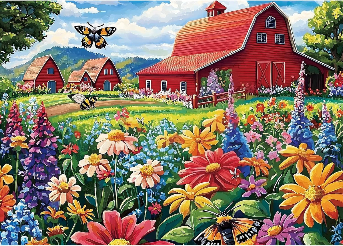 1000 Pieces Puzzle for Adults - Honey Bee Farm