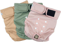 Washable Female Dog Diapers - Medium (12"-15"Waist） / Morandi - image 2