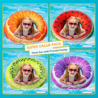Jasonwell Inflatable Pool Floats Kids - Watermelon Red Green / Large / 2 - image 3